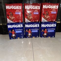 huggies size 5 bundle $48 (south sac)