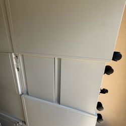 24 Mobile pedestal file cabinets