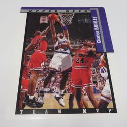Charles Barkley 1994 Upper Deck - Card # TM21 (Oversized Card 8.5” x 11”)