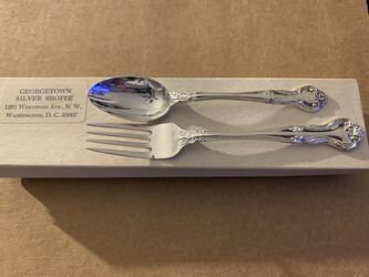 Amaryllis Manchester Sterling Silver Spoon & Fork