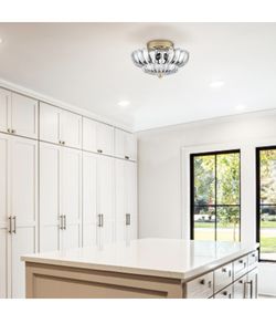 HYDELITE Gold Ceiling Light Fixture 