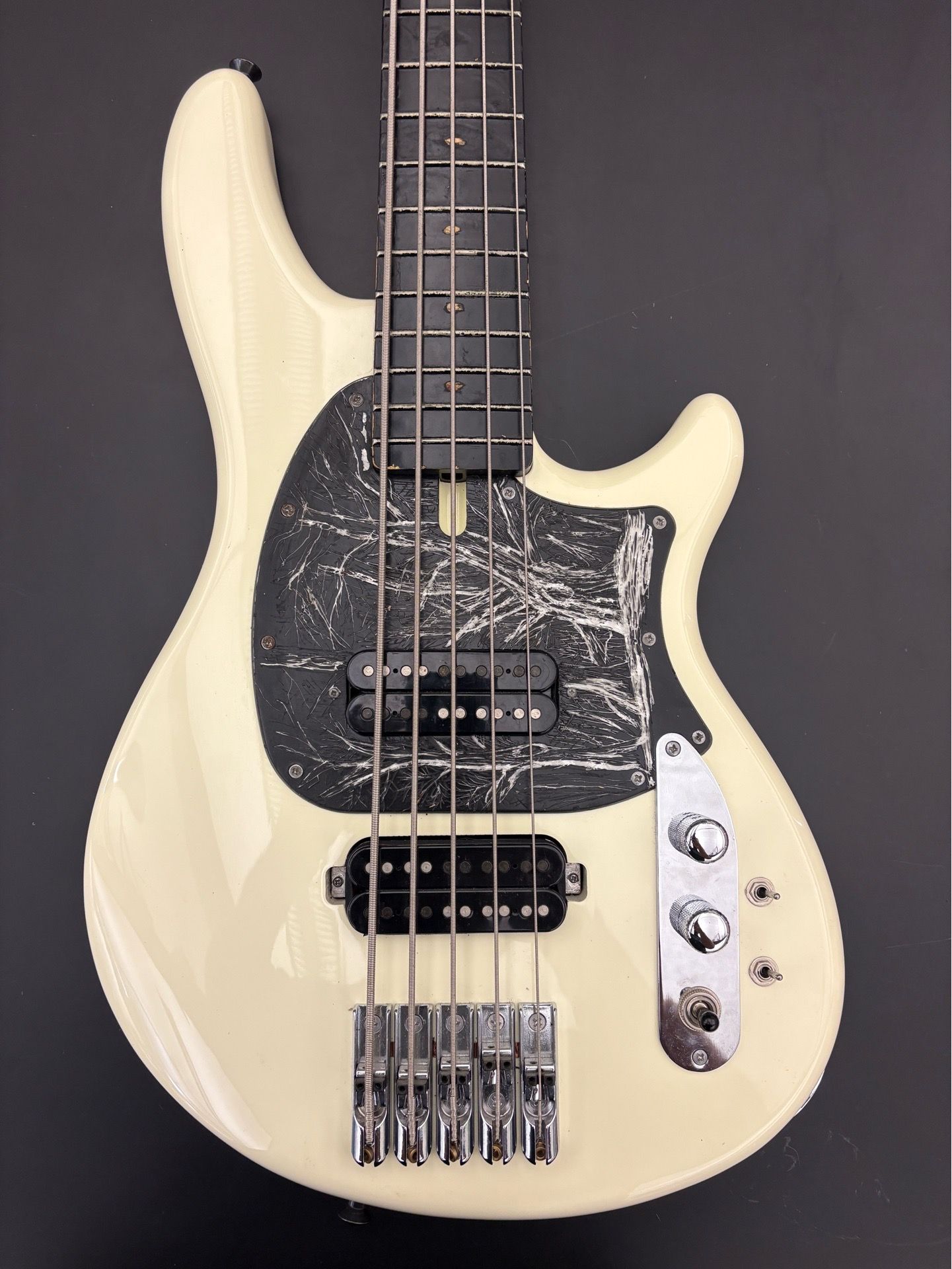 Schector CV-5 Bass Ivory