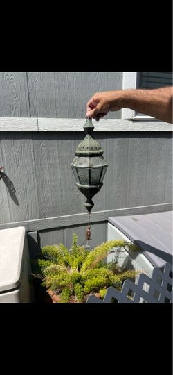 Moroccan Style Hanging Metal Lantern