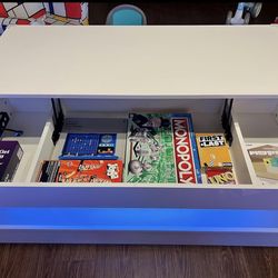 White Table For Living Area