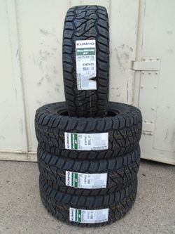 265/70/17 New Kumho Road Venture RT51 Rugged Terrain Tires