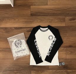 Chrome Hearts Horseshoe Logo Long Sleeve T-Shirt