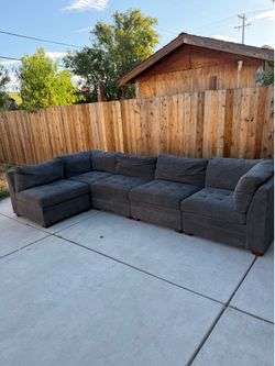 Free Delivery! Dark Grey Modular Sectional Couch