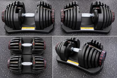 Bowflex SelectTech 1090s (10–90 lbs each)