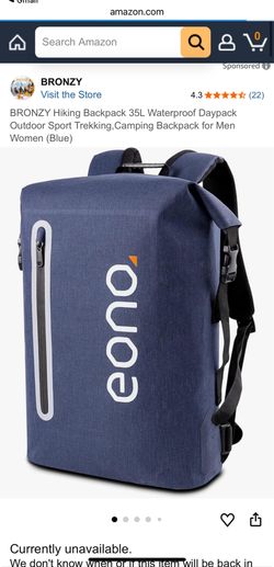 Eono waterproof backpack