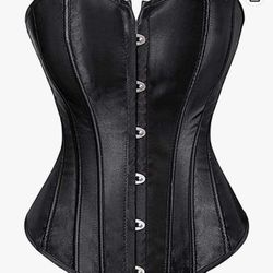 Corset Tops for Women, Bustier Shapewear Lingerie, Lace Waist Push Up Bodysuit