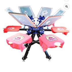 Six Station Silk Screening Printer 