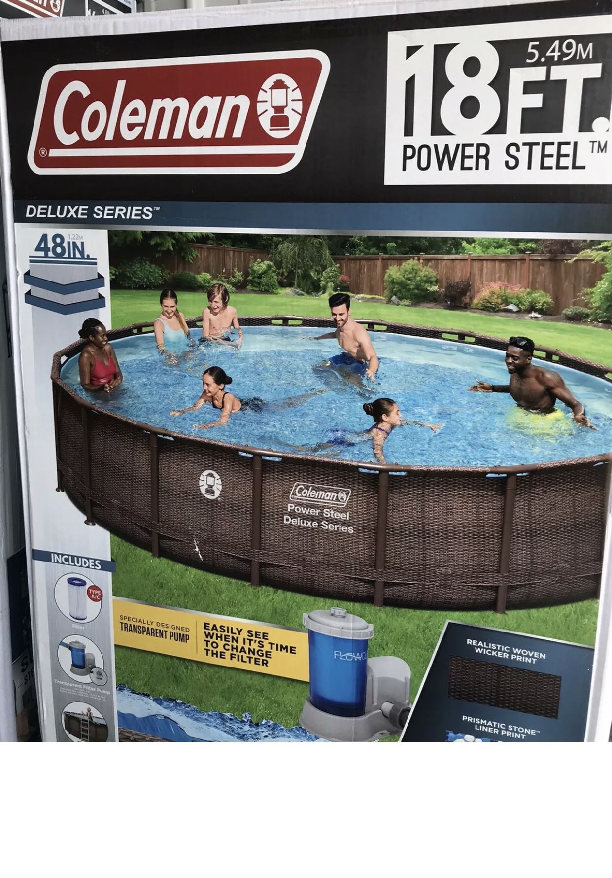Pool New Above Ground Swimming Pool 18ft 🔷
