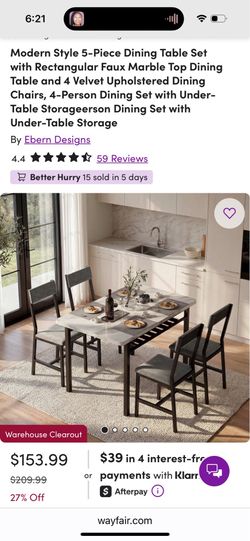 Brand new dining table!