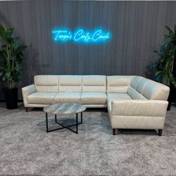 Cream Natuzzi Sectional Sofa (Delivery Available!! )