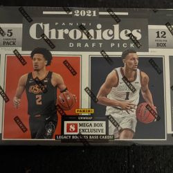 Panini 2021 Chronicles NBA Draft Picks Basketball Mega Box 