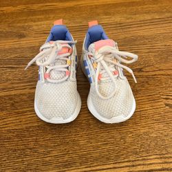 Adidas Toddler RACER TR21 Cloudfoam size 11k DSHGRY/FTWWHT/BEAMPK