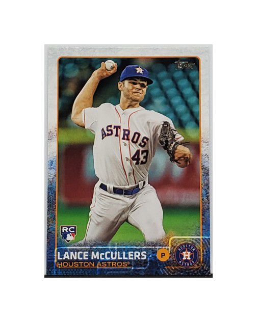 LANCE MCCULLERS ROOKIE "FLAGSHIP" 2015 TOPPS UPDATE #US248, HOUSTON ASTROS


