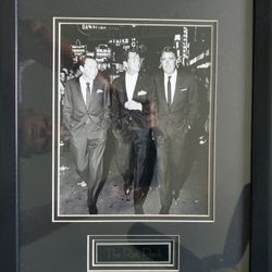 Rat Pack Matted & Mounted Photo