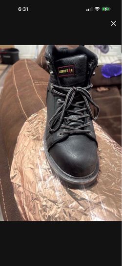 Men boots steal toe