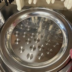 Stainless Steel Round Serving Tray