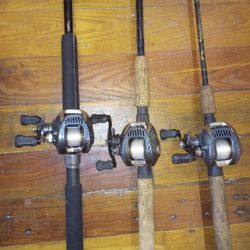 3 Rods  And    Reels 