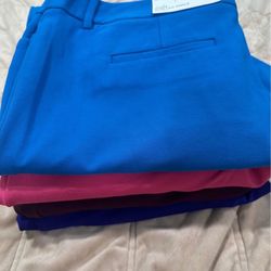 Womens Liz Claiborne Emma Slim Leg Ankle Pants.