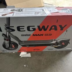 Segway ninebot Max G3 electric scooter 28mph 50 mile range 