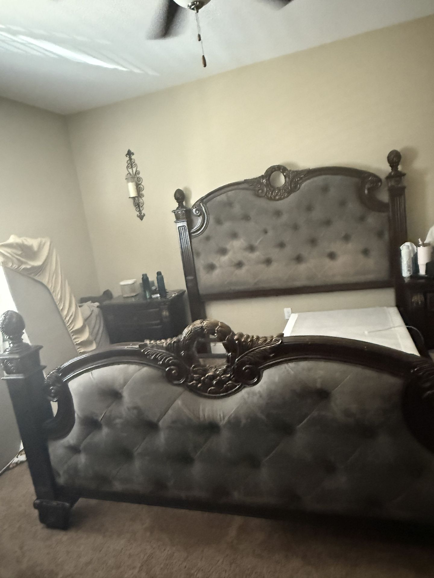 Free Bed Frame/ Cal King /Read Below