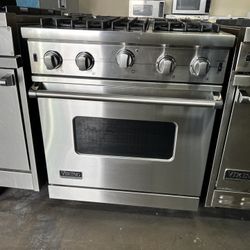 Viking 30”Wide All Gas Range Stove In Stainless Steel 