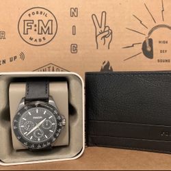Fossil Watch & Wallet -New 