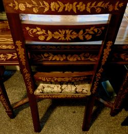 Ornate hand carved writing/computer desk