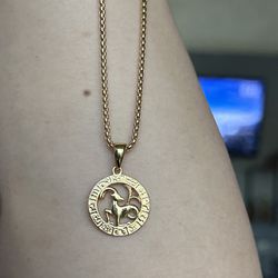Gold Plated Horoscope Necklace $10