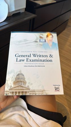 RDA General Written & Law Examination Prep Book