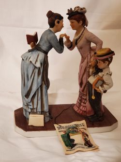 Normal Rockwell Figurine "First Day Of School"