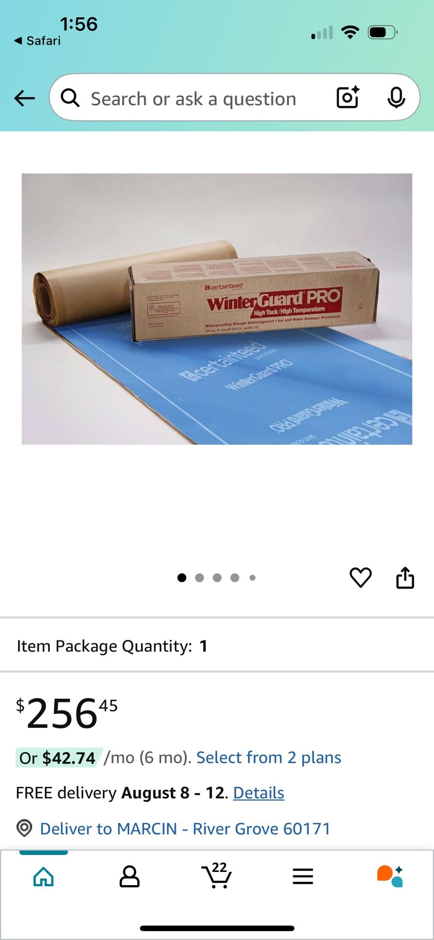 CertainTeed WinterGuard Pro HT Waterproofing roof ice water shield Underlayment