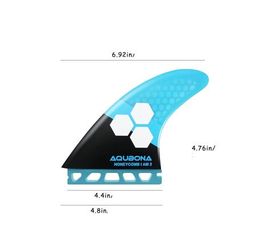 AQUBONA Tri Fin Set - G7 Large - FUTURES
