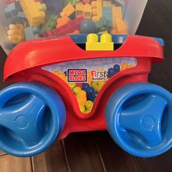 Mega Blocks - Bin And Cart