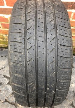 One tire