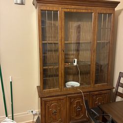 Wooden China Cabinet