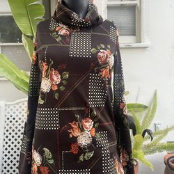 Across The Street Women’s Turtleneck Long Sleeve Top Size Small