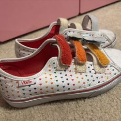 Vans - Kids Shoes Size M - Slip On Velcro