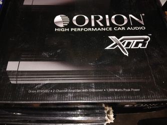 Orion Xtr 500.2 Amp Brand New Very Nice Clean Sound  $250firm Price Pickup Only Serious Buyers Please Yes It Is Avaliable 