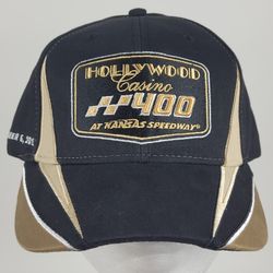 Hollywood Casino 400 Kansas Speedway Adjustable Hat Cap NASCAR Sprint Cup 2013