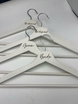 Engraved Wedding Hangars
