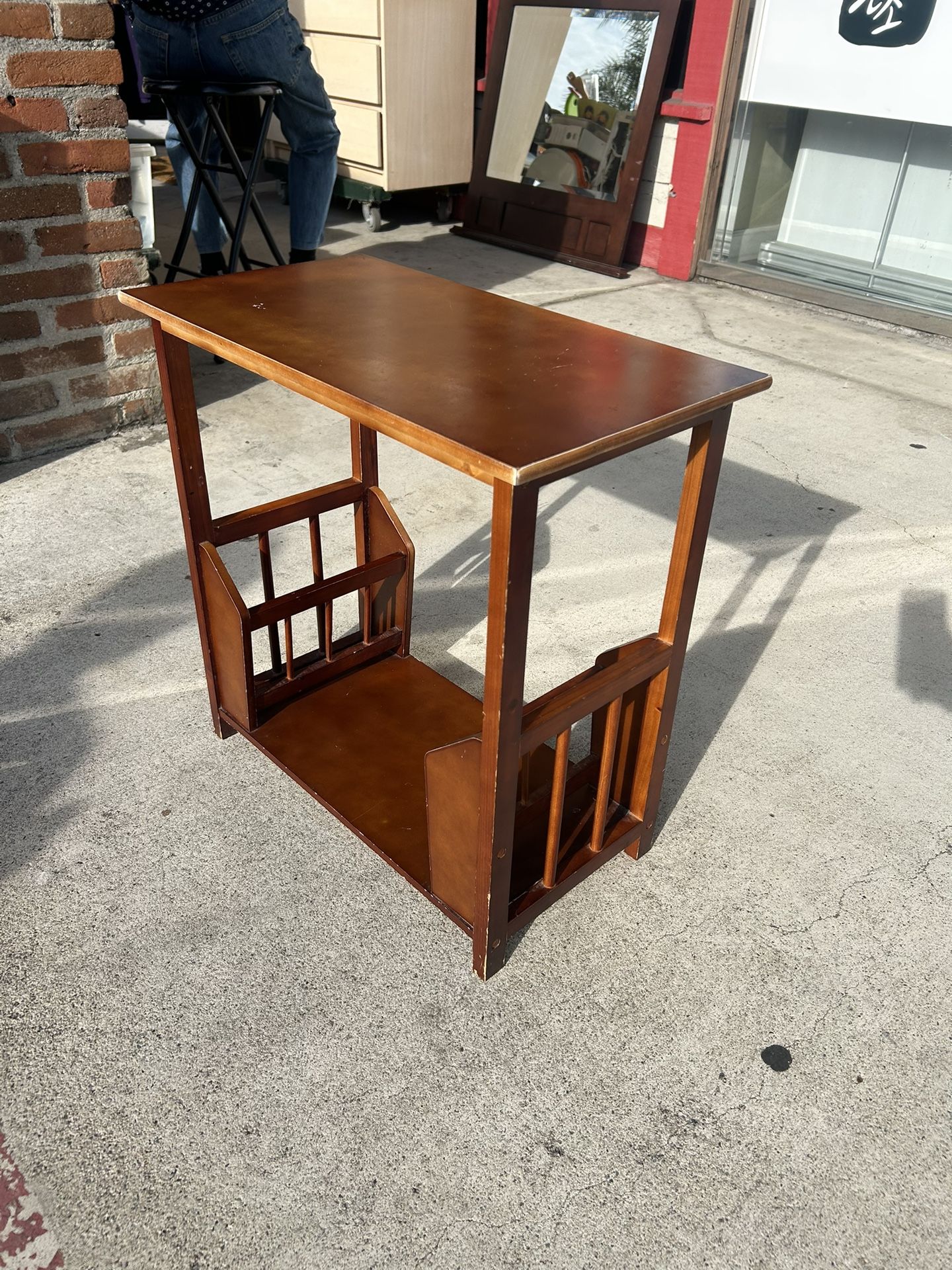 Wooden End Table 