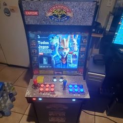 Modded 27052 Games arcade 1up street fighter cabinet