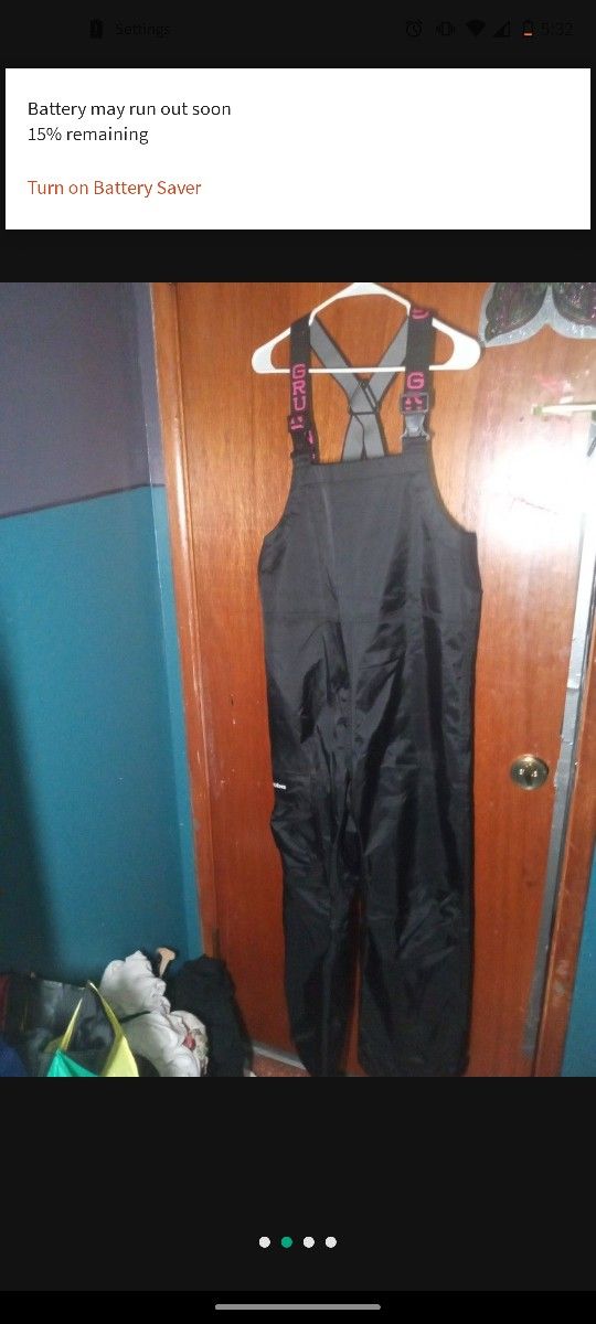 Women's Grundens Bib Size S