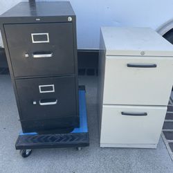 2 Drawer Filing Cabinets 