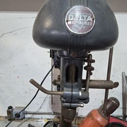 Vintage  Rare Delta  Floor  Model Drill Press 