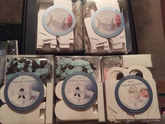 Wedding party favor boxes